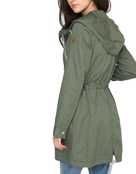 Grüne Parkas für Damen 